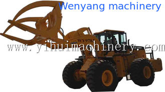 China Wenyang machinery WY978J 12Ton wheel loader with log grapple suitable for big diameter wood log supplier