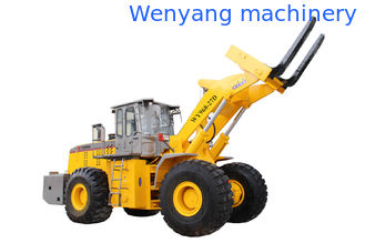 China quarry machine  lifting  27T stone block hydraulic forklift wheel loader with quick hitch with 178KW engine supplier