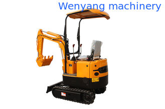 China WY08H 800kg mini rubber track excavator compact digging machine supplier