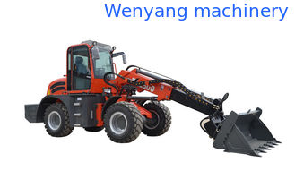China WY2500 earth machinerey telescopic loader with 4 in 1 bucket supplier