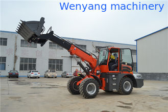 China WY2500  contruction machienry 4WD telescopic wheel loader 1.3m3 supplier