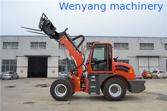 China recycling scrap transportation machinery telescopic loader with grapple supplier