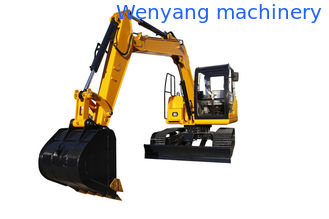 China China WY75H 7.5ton crawler digger cralwer excavator with ISUZU  engine supplier