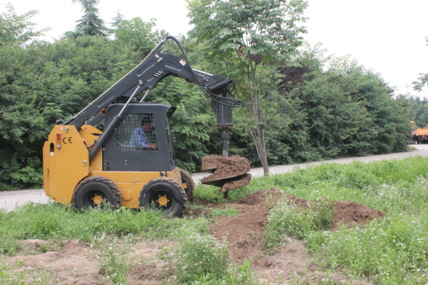 Earth auger used on skid steer loader/wheel loader /excavator