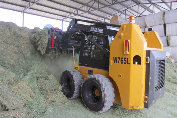 grass grapple for skid steer loader / skid steer loader / backhoe loader