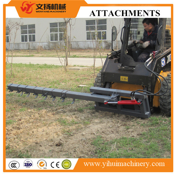 farming attachment Landscape Rake Attachments For Skid Steer Loader