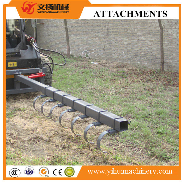 farming attachment Landscape Rake Attachments For Skid Steer Loader