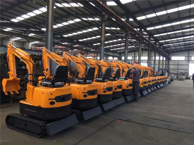 WY08H 800kg mini rubber track excavator compact digging machine