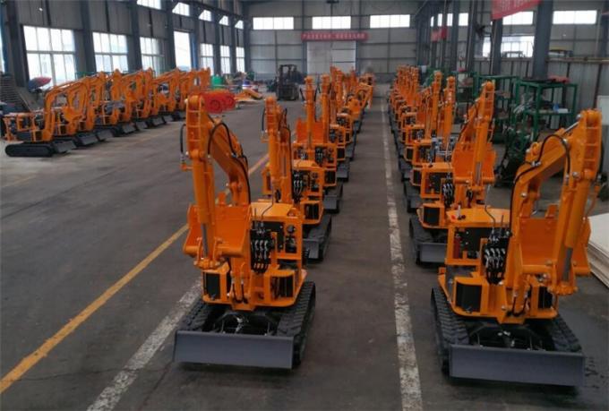 WY08H 800kg mini rubber track excavator compact digging machine