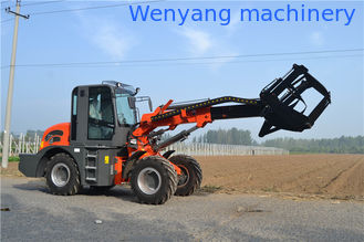 China 2ton  0.8m3 bucket telescopic boom wheel loader with max lifting height 5100mm supplier