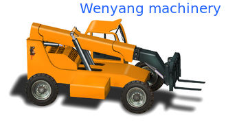China China made 2.5ton 4WD Cummins engine 75KW 8m lifting height telescopic forklift supplier