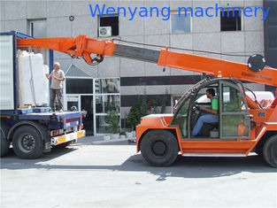 China 10ton crane telehandler for  marble slab loading and unloading from 20GP container supplier