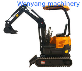 China 1400kg rubber track digging machine 0.045m3 mini crawler excavator supplier