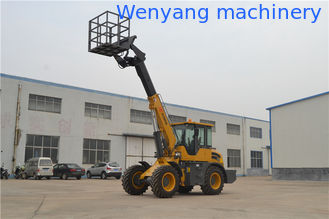 China WY3000  5.4m lifting height telescopic forklift with working platform supplier