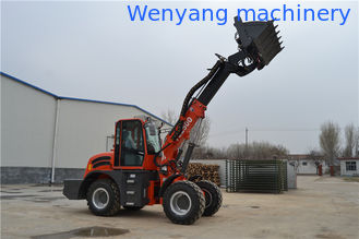 China WY2500 earth machinery 4WD  telescopic loader with lawn mower supplier