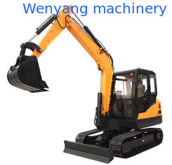 China China 6.5ton steel track digger cralwer excavator with Kubota engine supplier