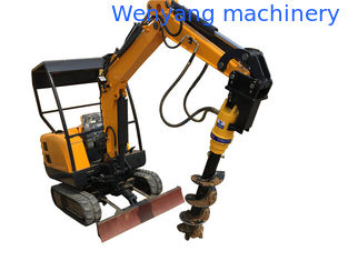 China WY22H  farm digging machine mini crawler excavator with auger supplier