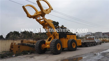 Chinese wenyang machinery   log loader WY968J 8ton with log grapple supplier