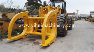 Chinese wenyang machinery   log loader WY968J 8ton with log grapple supplier