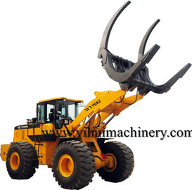 Chinese wenyang machinery   log loader WY968J 8ton with log grapple supplier