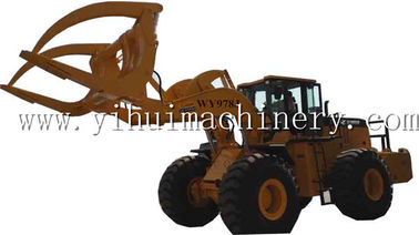 Wenyang machinery WY978J 12Ton wheel loader with log grapple suitable for big diameter wood log supplier