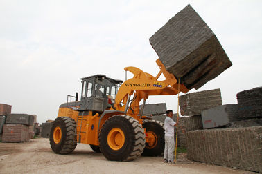 Cross-country ability 23 ton granite shovel loader with pallet fork  with max lifting height 3480mm supplier