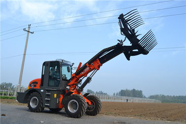 2ton  0.8m3 bucket telescopic boom wheel loader with max lifting height 5100mm supplier