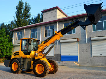 2.5ton  1.3m3 bucket telescopic boom wheel loader with max lifting height 6000mm supplier