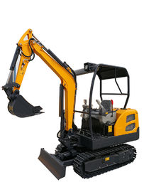 China 360° rotation 0.06m3 bucket mini crawler excavator with dozer blade supplier