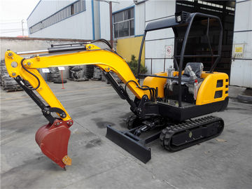 China 360° rotation  compact  rubber track excavator with dozer blade supplier