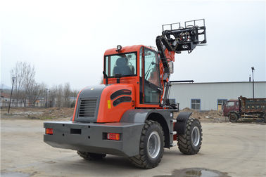 China made  hay stacking equipment  4WD 2.5ton telescopic forklift supplier