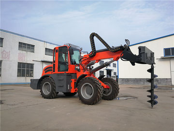 WY2500  contruction machienry 4WD  telescopic loader with earth auger supplier