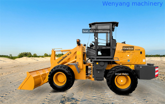 Lonking CDM932N 1.5TON 0.8m3 wheel loader with YUNNEI engine YN38GB1 supplier