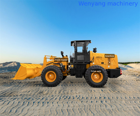 Lonking CDM843 wheel loader 4ton with 2.3m3 bucket  Weichai WP6G175E22 engine supplier