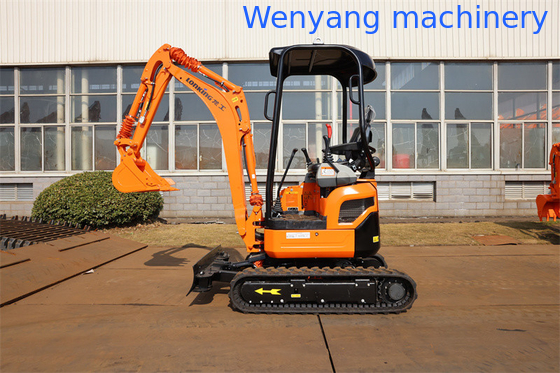 China Lonking CDM6016 hydraulic mini excavator kubota engine  with operating weight 1700kg